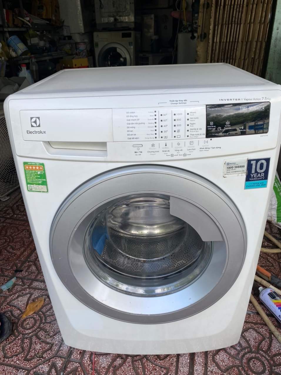 Máy giặt Electrolux EWF8025CQWA Inverter 8 kg